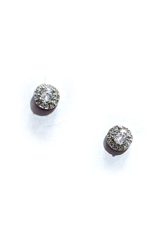 Silver Gem Studs