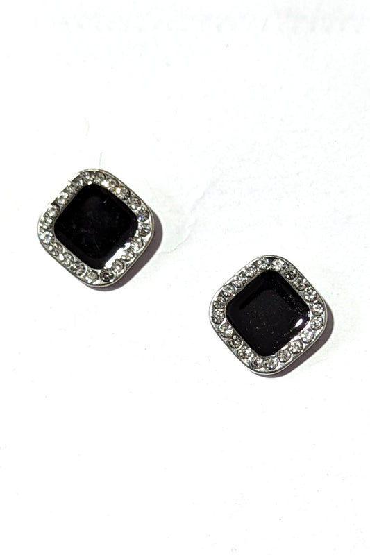 Black Diamond Earrings